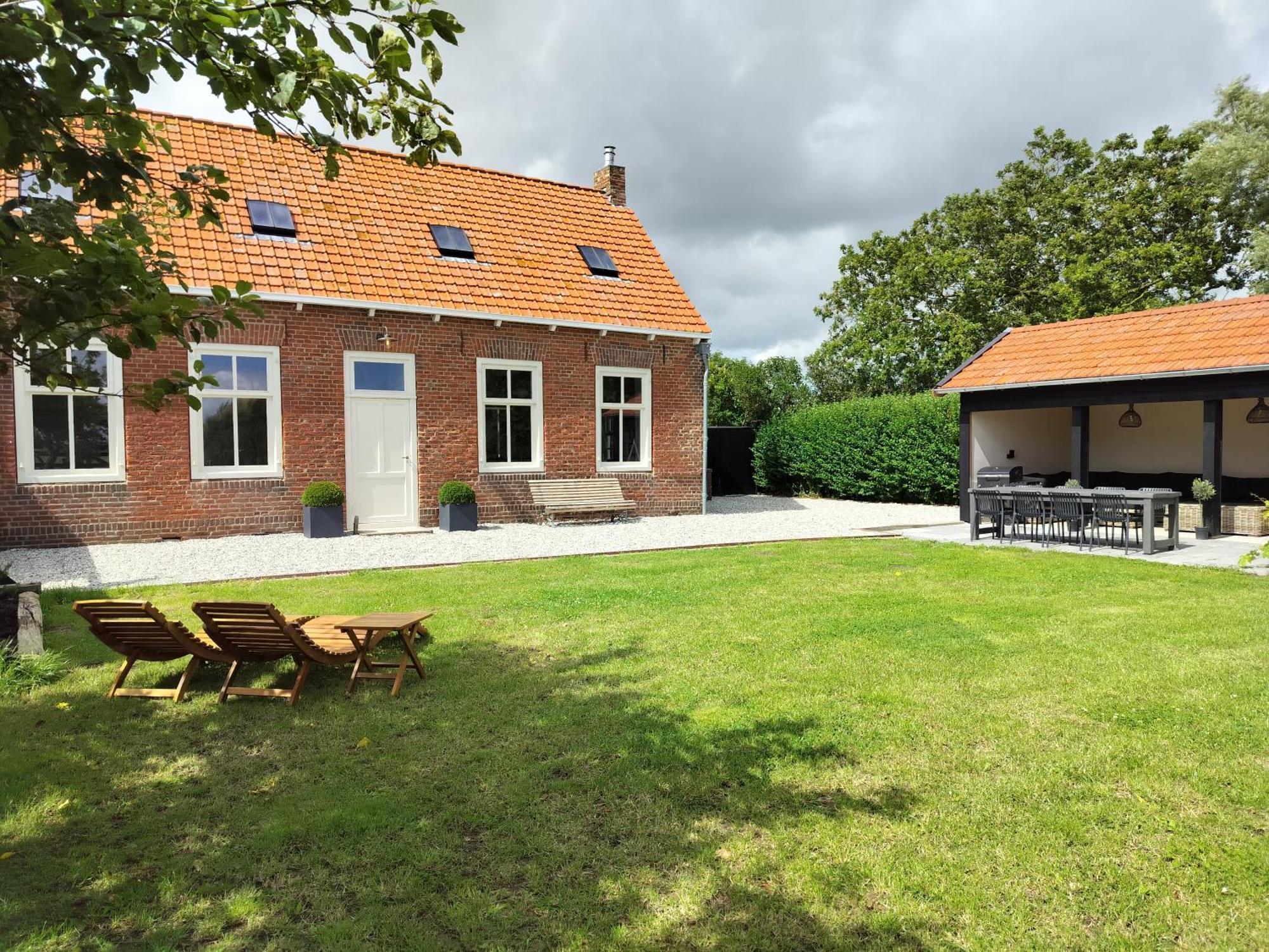 B&B 'Hof Baaiweg' Met Barrelsauna Zoutelande Exterior foto